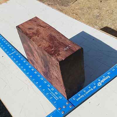 Honduran Rosewood Burl G1 3.875x7.875x11.125 Blank Wood for Woodworking Projects 3 Honduran Rosewood Burl G1 3.875x7.875x11.125 Blank Wood for Woodworking Projects - Image 3