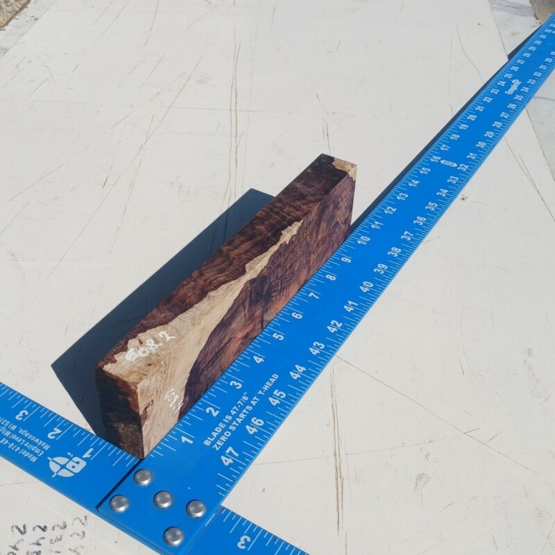 Honduran Rosewood Burl G1 1x2.875x10 Blank Wood for Woodworking Projects 7 57 1030