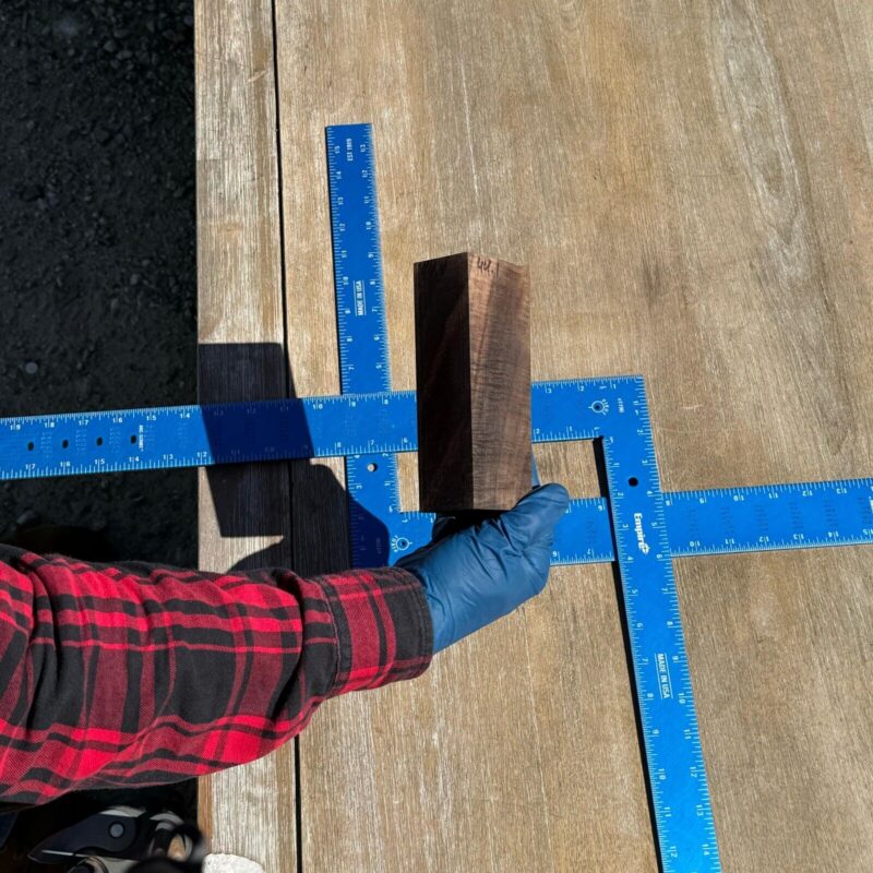 Dimensional Lumber 83 Claro Walnut G2 1.81x2.186x6.125 Blank Wood for Woodworking Projects