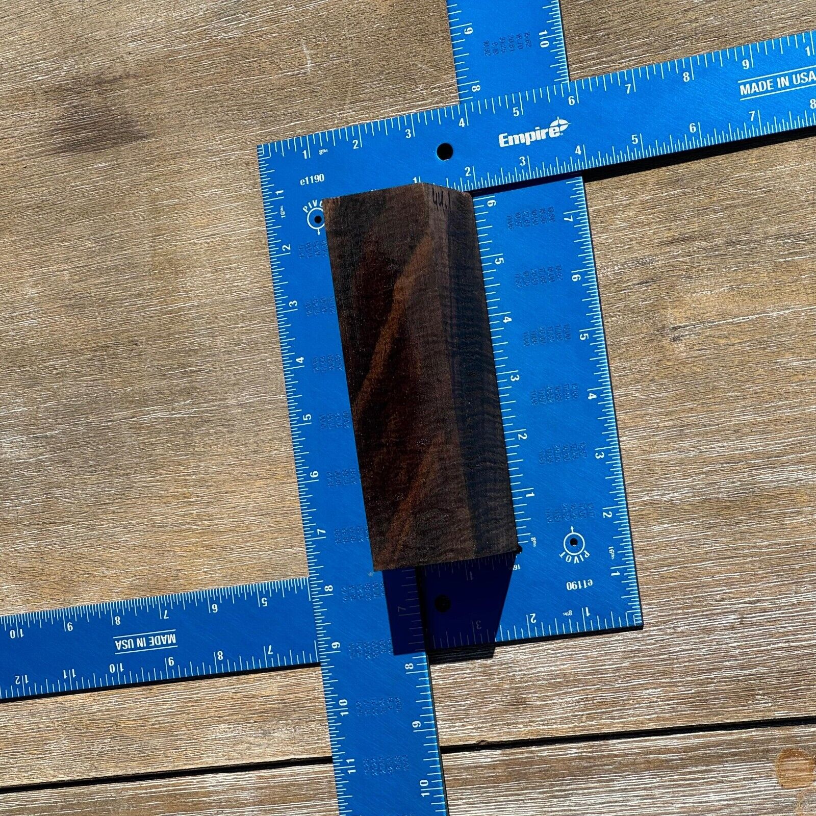 Claro Walnut G2 1.81x2.186x6.125 Blank Wood for Woodworking Projects 2 Claro Walnut G2 1.81x2.186x6.125 Blank Wood for Woodworking Projects - Image 2