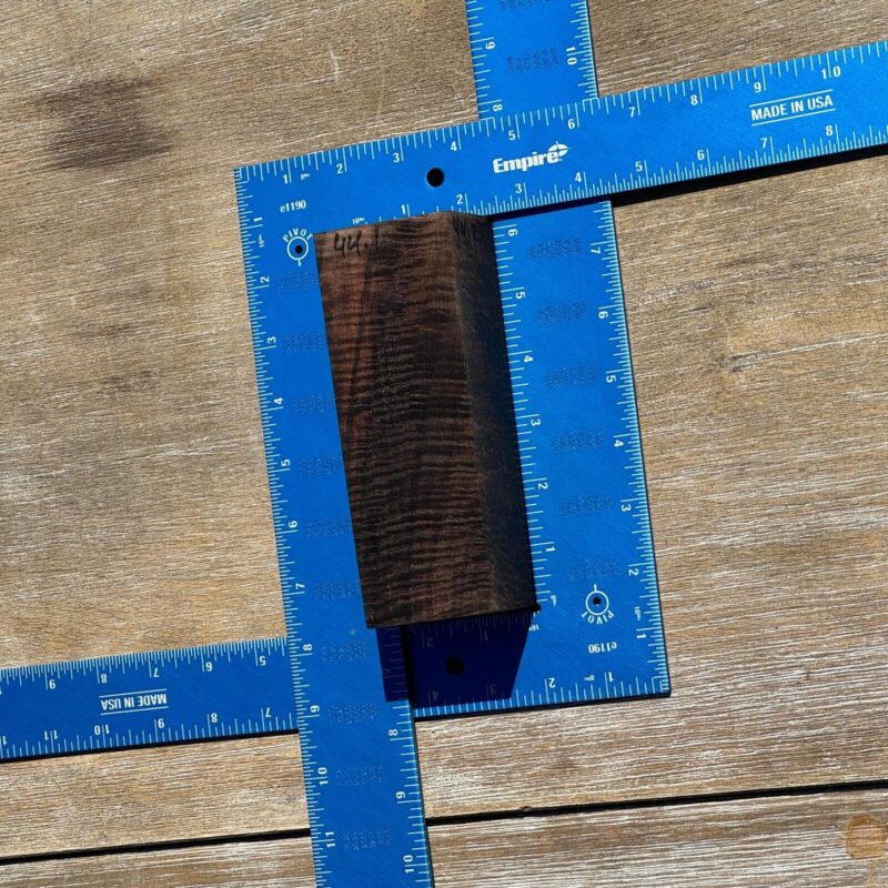 Claro Walnut G2 1.81x2.186x6.125 Blank Wood for Woodworking Projects 8 57 129