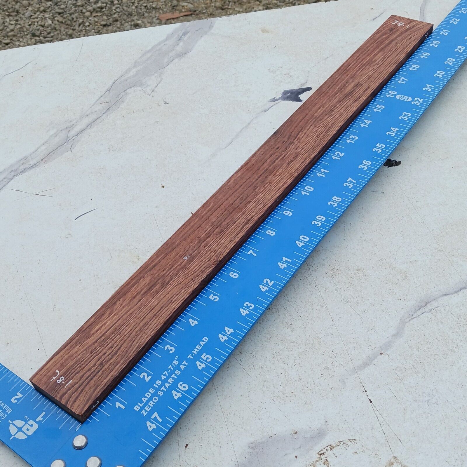 Honduran Rosewood G1 0.875x1.875x20.875 Blank Wood for Woodworking Projects 1 Honduran Rosewood G1 0.875x1.875x20.875 Blank Wood for Woodworking Projects