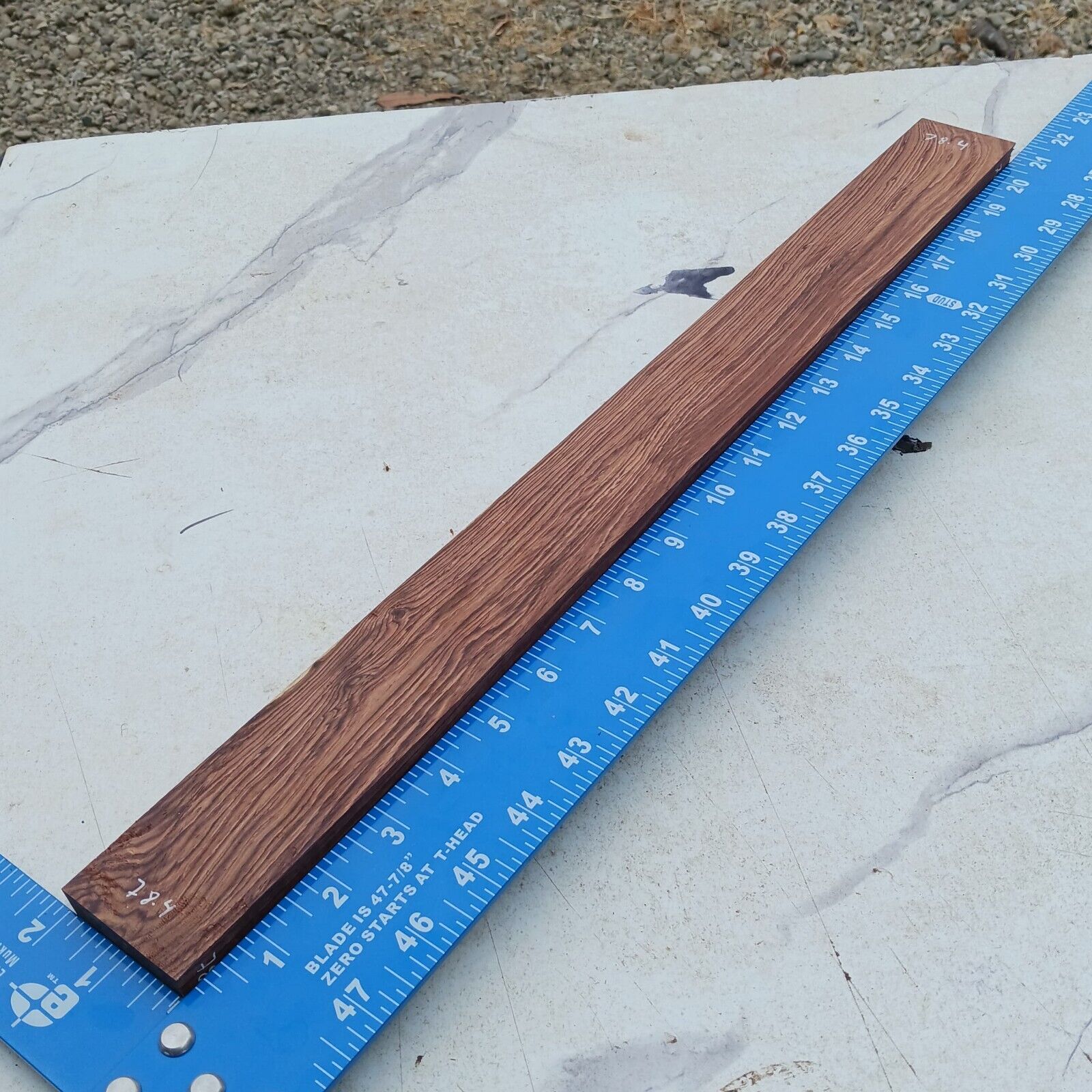 Honduran Rosewood G1 0.875x1.875x20.875 Blank Wood for Woodworking Projects 2 Honduran Rosewood G1 0.875x1.875x20.875 Blank Wood for Woodworking Projects - Image 2