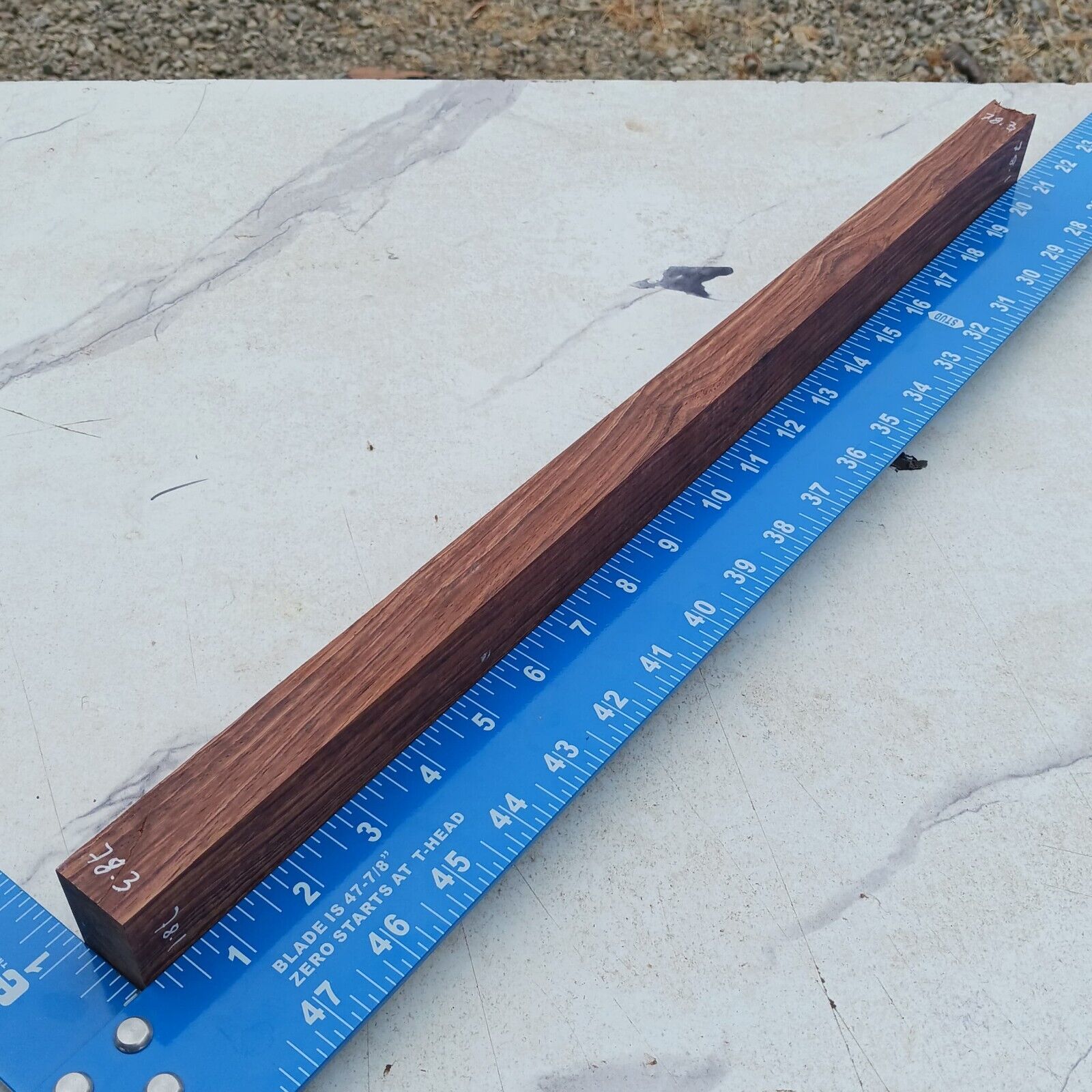 Honduran Rosewood G1 0.875x1.875x20.875 Blank Wood for Woodworking Projects 4 Honduran Rosewood G1 0.875x1.875x20.875 Blank Wood for Woodworking Projects - Image 4