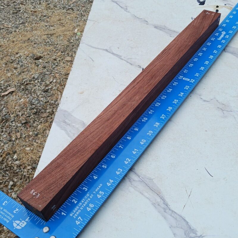 Honduran Rosewood G2 1x1.25x34.5 Blank Wood for Woodworking Projects 5 57 166