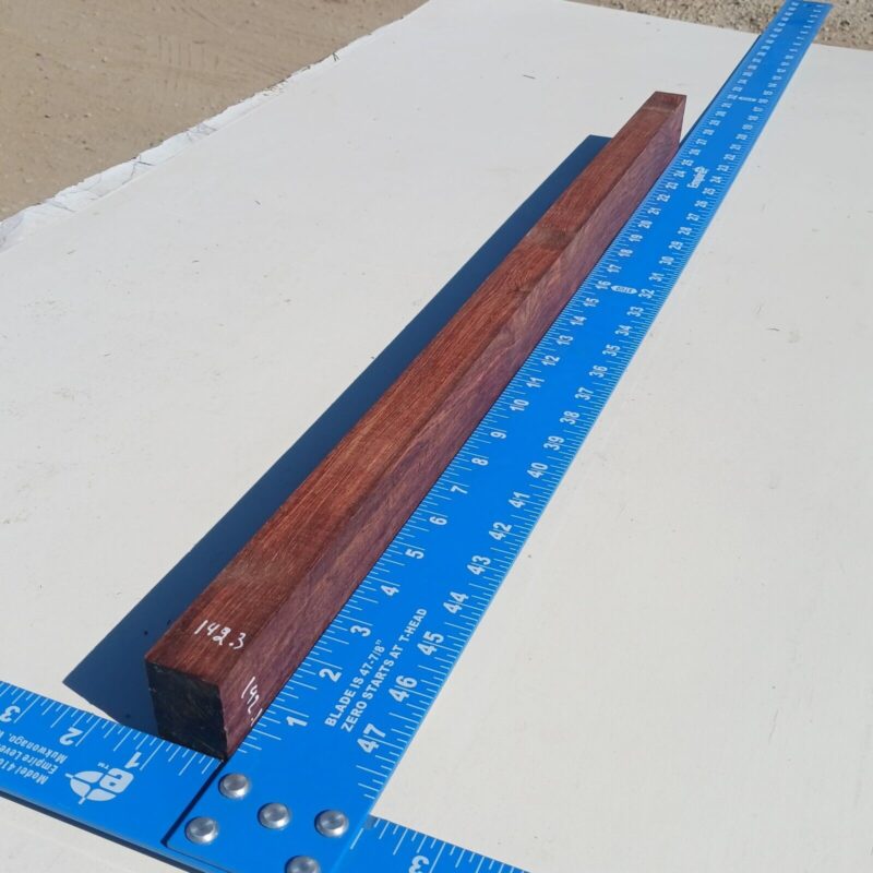 Honduran Rosewood G1 1x1.875x26 Blank Wood for Woodworking Projects 5 57 210