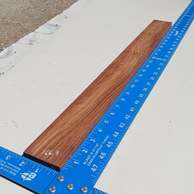 Honduran Rosewood G1 0.875x2.375x25.75 Blank Wood for Woodworking Projects