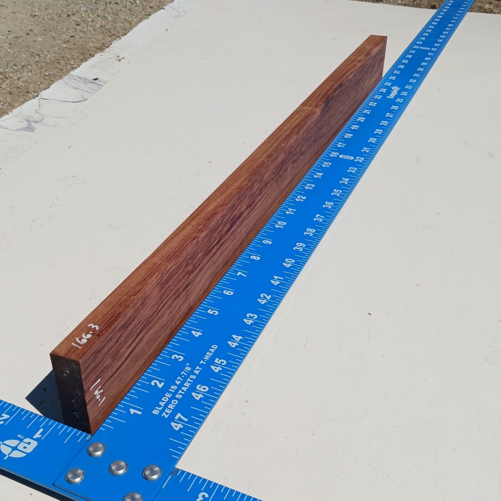 Honduran Rosewood G1 0.875x2.375x25.75 Blank Wood for Woodworking Projects 3 Honduran Rosewood G1 0.875x2.375x25.75 Blank Wood for Woodworking Projects - Image 3