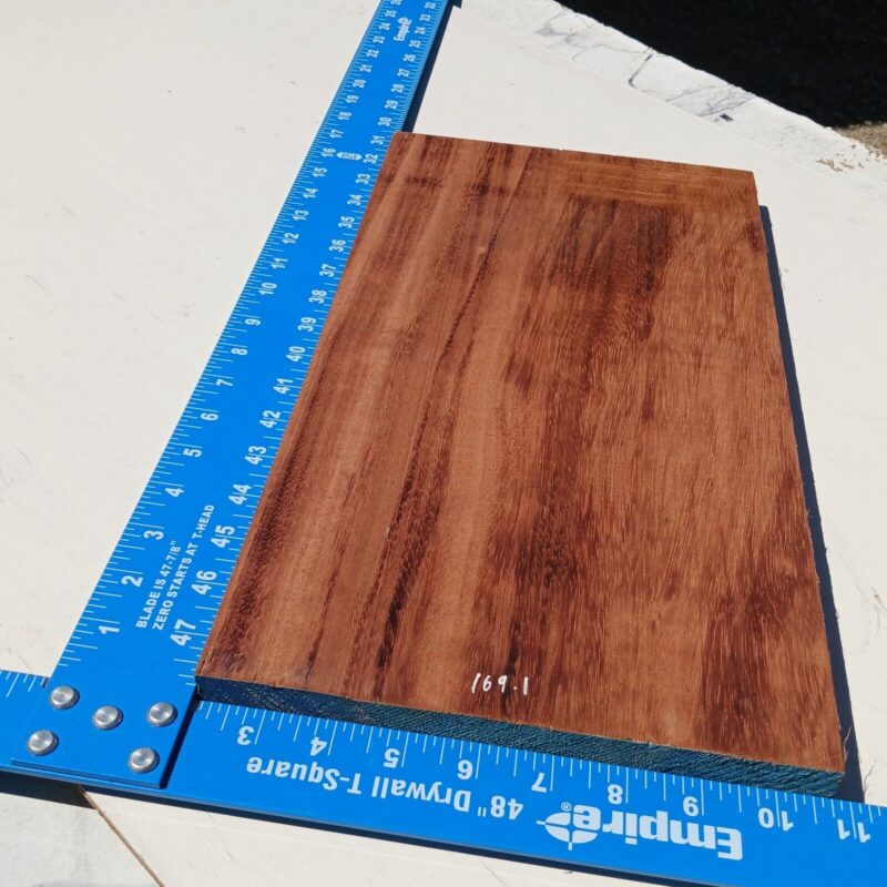 Honduran Rosewood G1 0.875x8.625x16.5 Blank Wood for Woodworking Projects