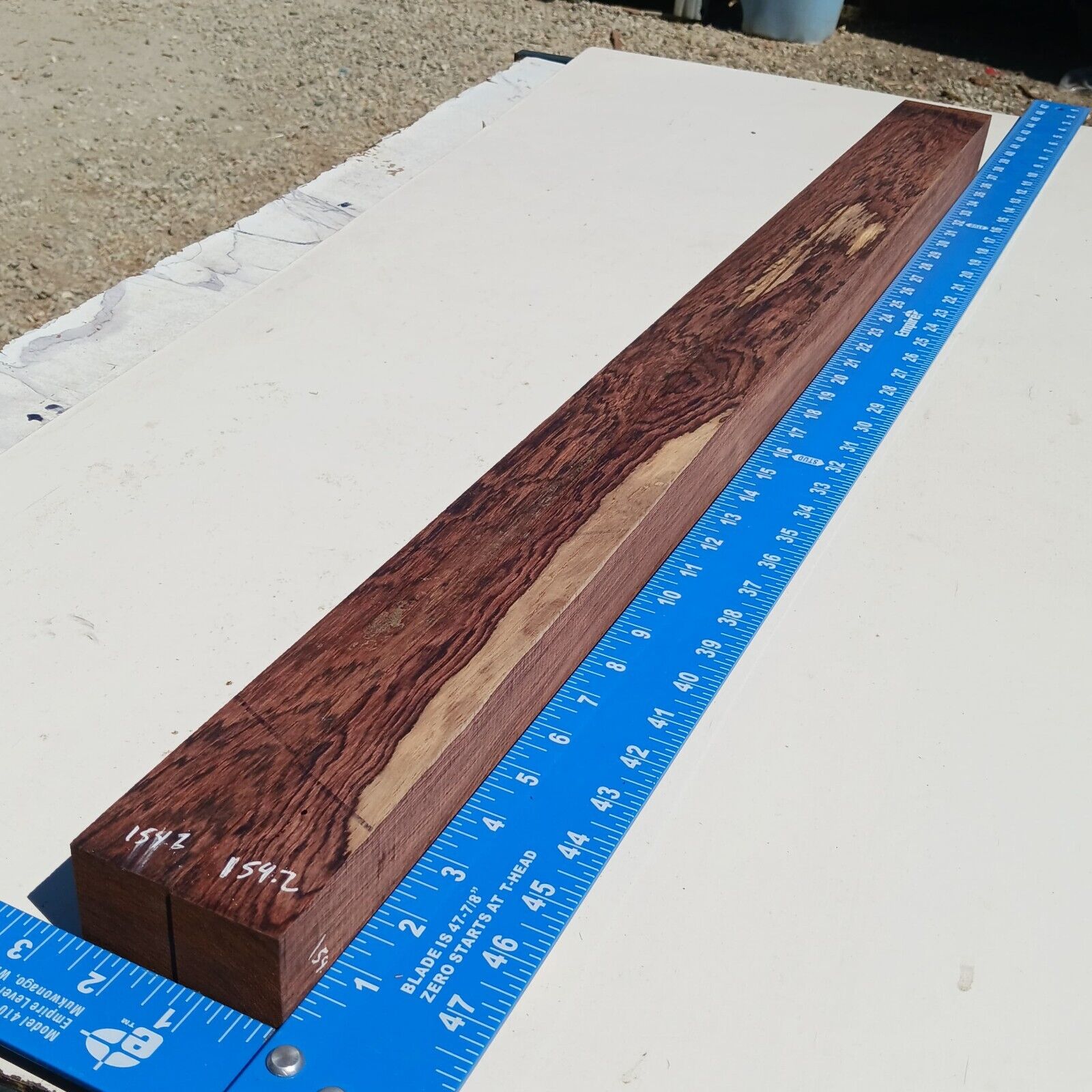 Honduran Rosewood G1 Bookmatch Neck Blanks 1.25x3.625x37.125 for Woodworking 2 Honduran Rosewood G1 Bookmatch Neck Blanks 1.25x3.625x37.125 for Woodworking - Image 2