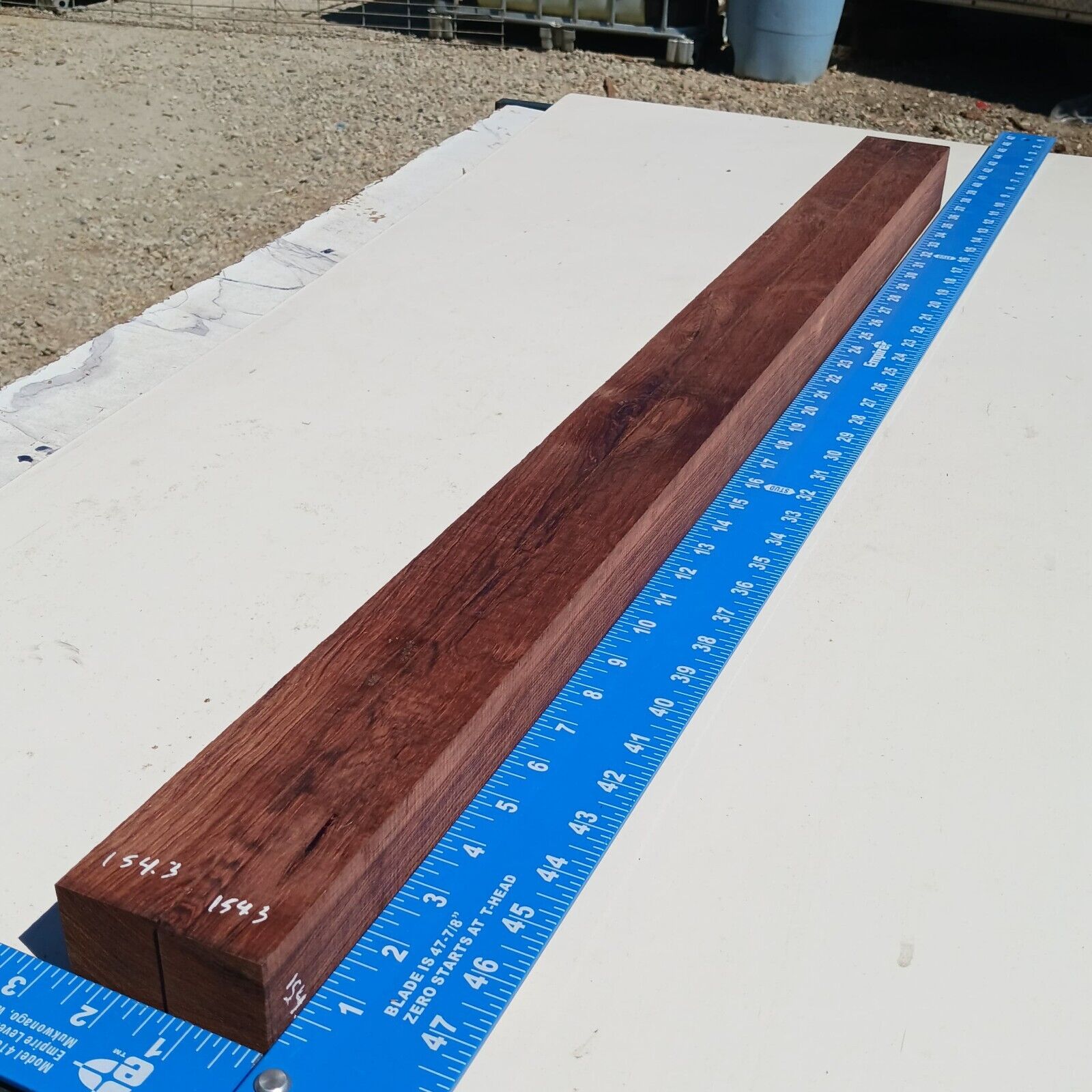 Honduran Rosewood G1 Bookmatch Neck Blanks 1.25x3.625x37.125 for Woodworking 3 Honduran Rosewood G1 Bookmatch Neck Blanks 1.25x3.625x37.125 for Woodworking - Image 3