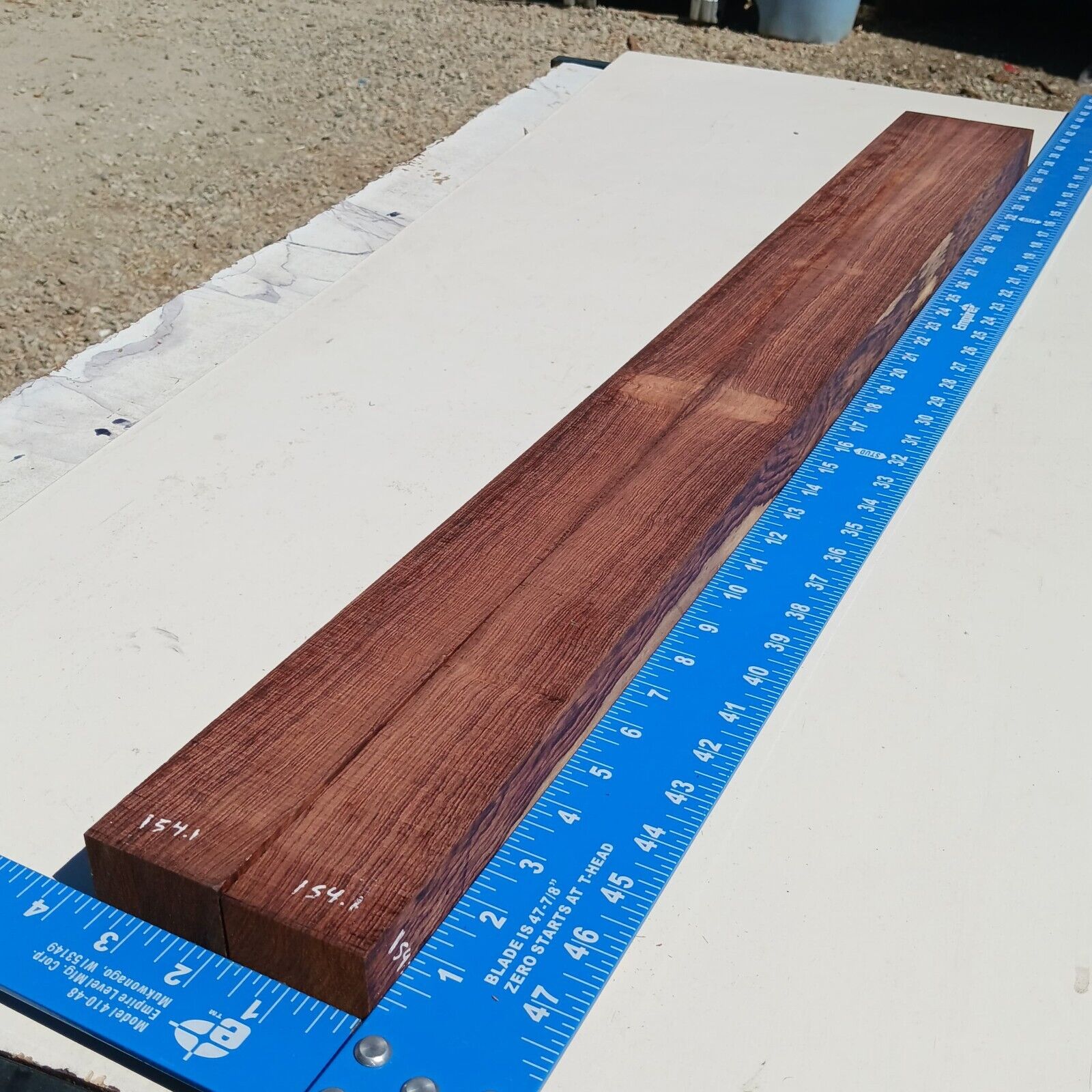 Honduran Rosewood G1 Bookmatch Neck Blanks 1.25x3.625x37.125 for Woodworking 4 Honduran Rosewood G1 Bookmatch Neck Blanks 1.25x3.625x37.125 for Woodworking - Image 4