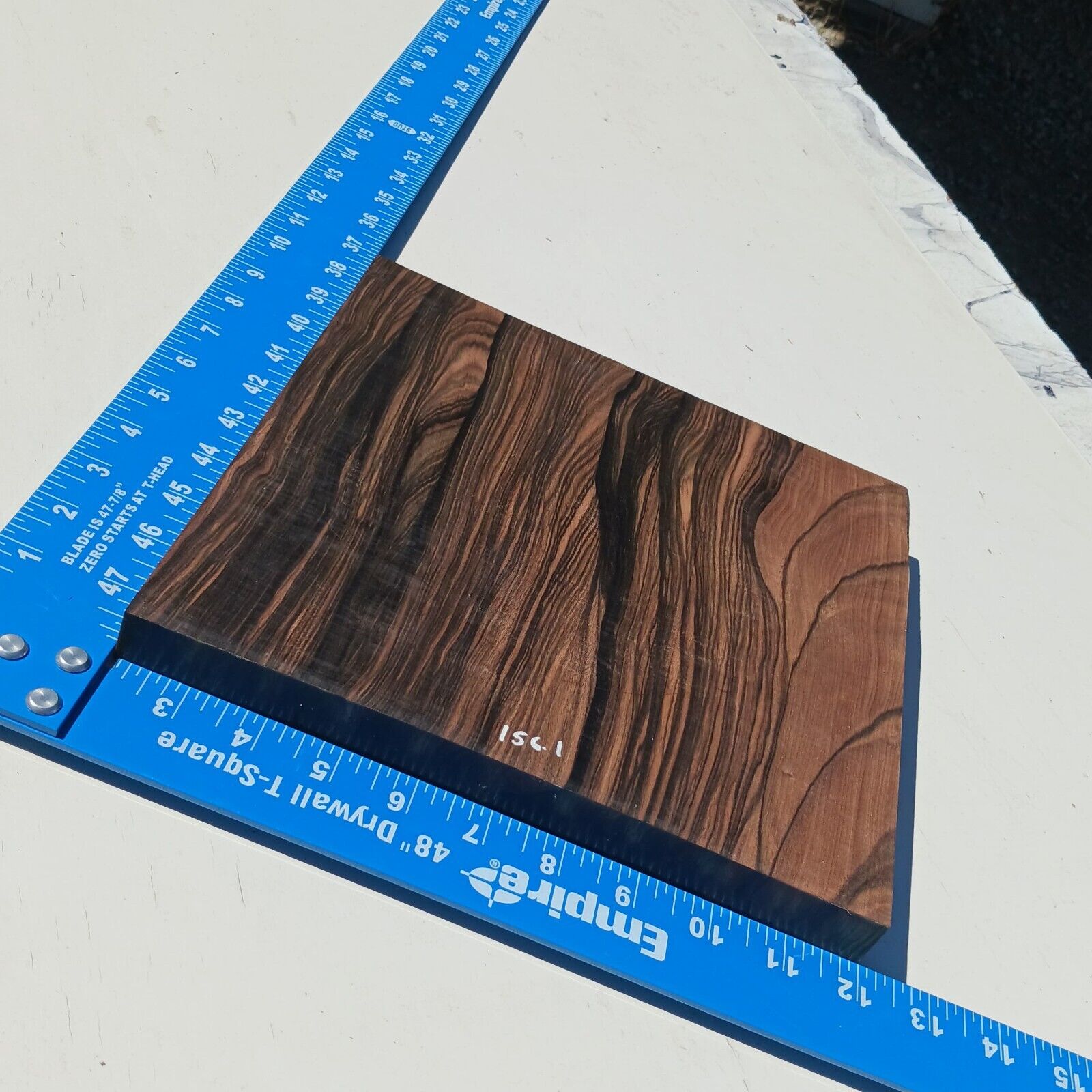 Mun Ebony G1 1.25x10x9.5 Blank Wood for Woodworking Projects 1 Mun Ebony G1 1.25x10x9.5 Blank Wood for Woodworking Projects