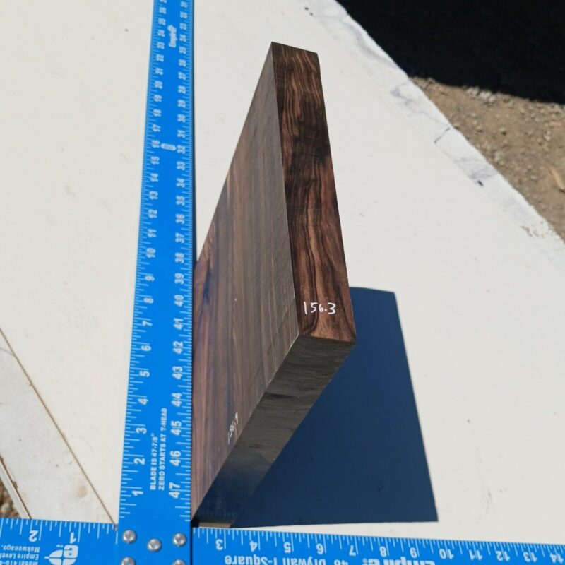 Mun Ebony G1 1.25x10x9.5 Blank Wood for Woodworking Projects 5 57 274