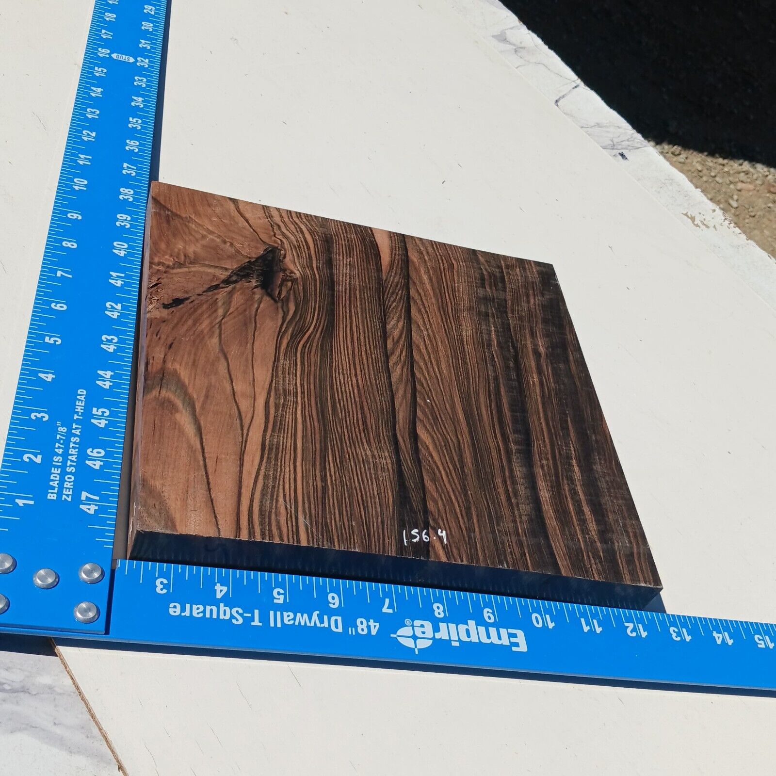 Mun Ebony G1 1.25x10x9.5 Blank Wood for Woodworking Projects 3 Mun Ebony G1 1.25x10x9.5 Blank Wood for Woodworking Projects - Image 3