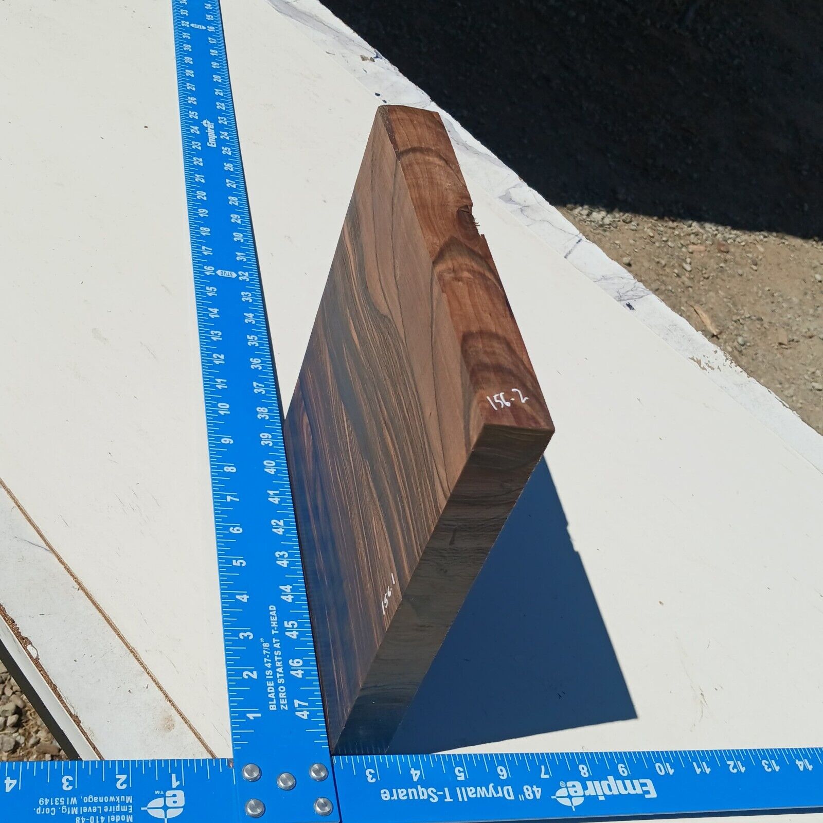 Mun Ebony G1 1.25x10x9.5 Blank Wood for Woodworking Projects 4 Mun Ebony G1 1.25x10x9.5 Blank Wood for Woodworking Projects - Image 4