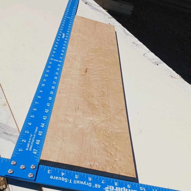 Dimensional Lumber 9 Birdseye Maple 0.875x7.25x32.125 Blank Wood for Woodworking Projects