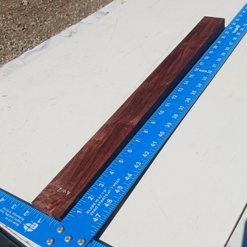 Honduran Rosewood G1 0.875x2x23.75 Blank Wood for Woodworking Projects