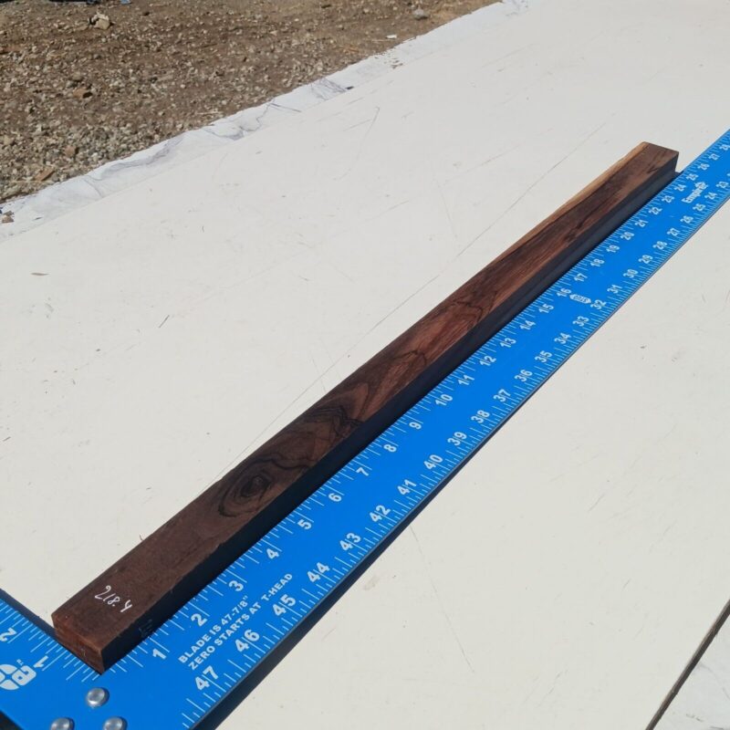 Dimensional Lumber 14 Braz1lian Rosewood G2 1x1.25x24.5 Blank Wood for Woodworking Projects