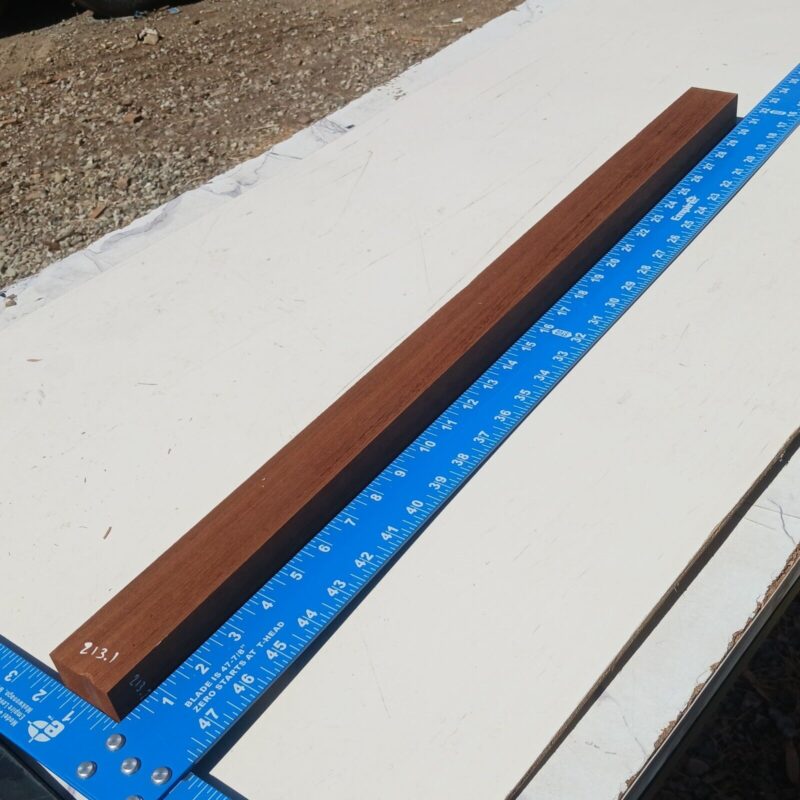 Dimensional Lumber 104 Honduran Mahogany G1 1.25x1.75x30.5 Blank Wood for Woodworking Projects