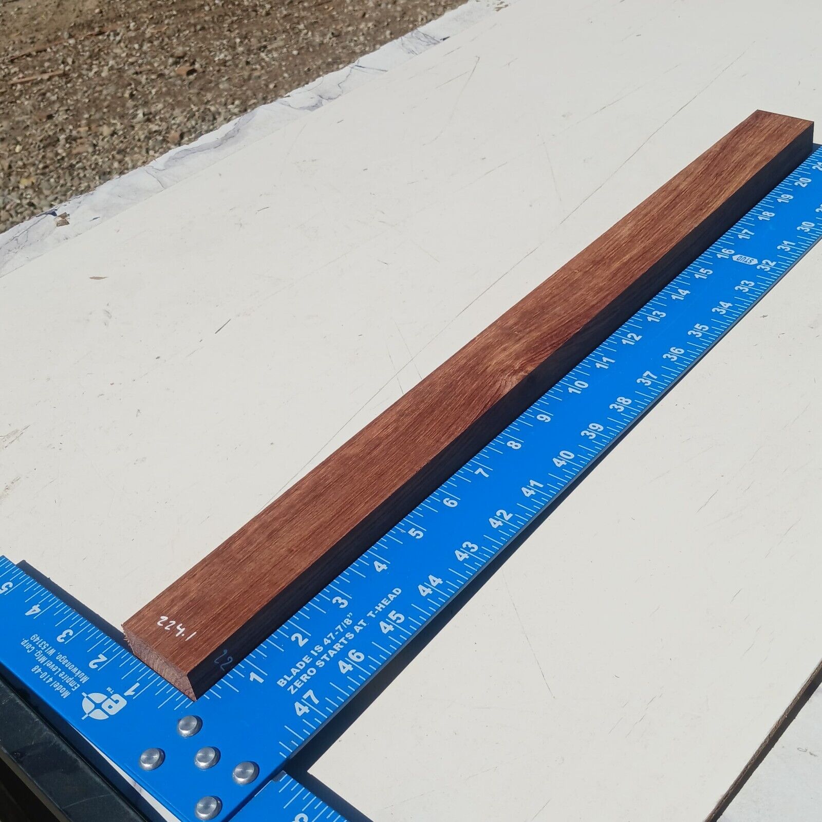 Honduran Rosewood G1 1x1.625x22.5 Blank Wood for Woodworking Projects 1 Honduran Rosewood G1 1x1.625x22.5 Blank Wood for Woodworking Projects