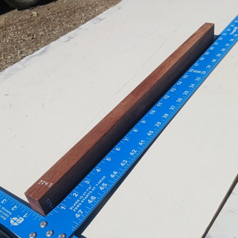 Honduran Rosewood G1 1x1.625x22.5 Blank Wood for Woodworking Projects 5 57 326