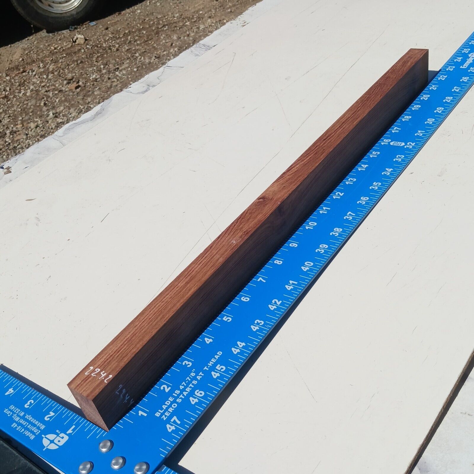 Honduran Rosewood G1 1x1.625x22.5 Blank Wood for Woodworking Projects 3 Honduran Rosewood G1 1x1.625x22.5 Blank Wood for Woodworking Projects - Image 3