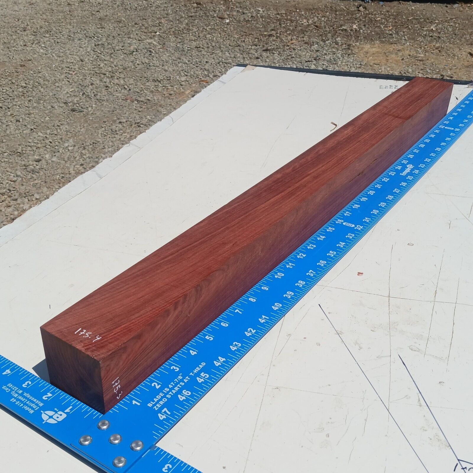 Honduran Rosewood G1 2.625x2.75x34.625 Blank Wood for Woodworking Projects 3 Honduran Rosewood G1 2.625x2.75x34.625 Blank Wood for Woodworking Projects - Image 3