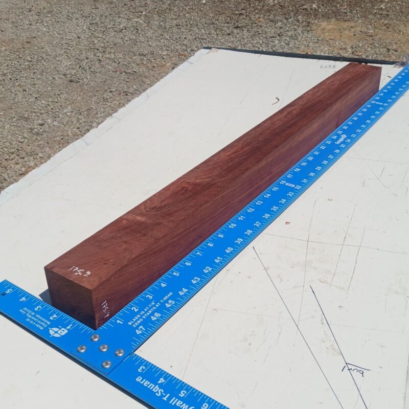 Honduran Rosewood G1 2.625x2.75x34.625 Blank Wood for Woodworking Projects 7 57 336