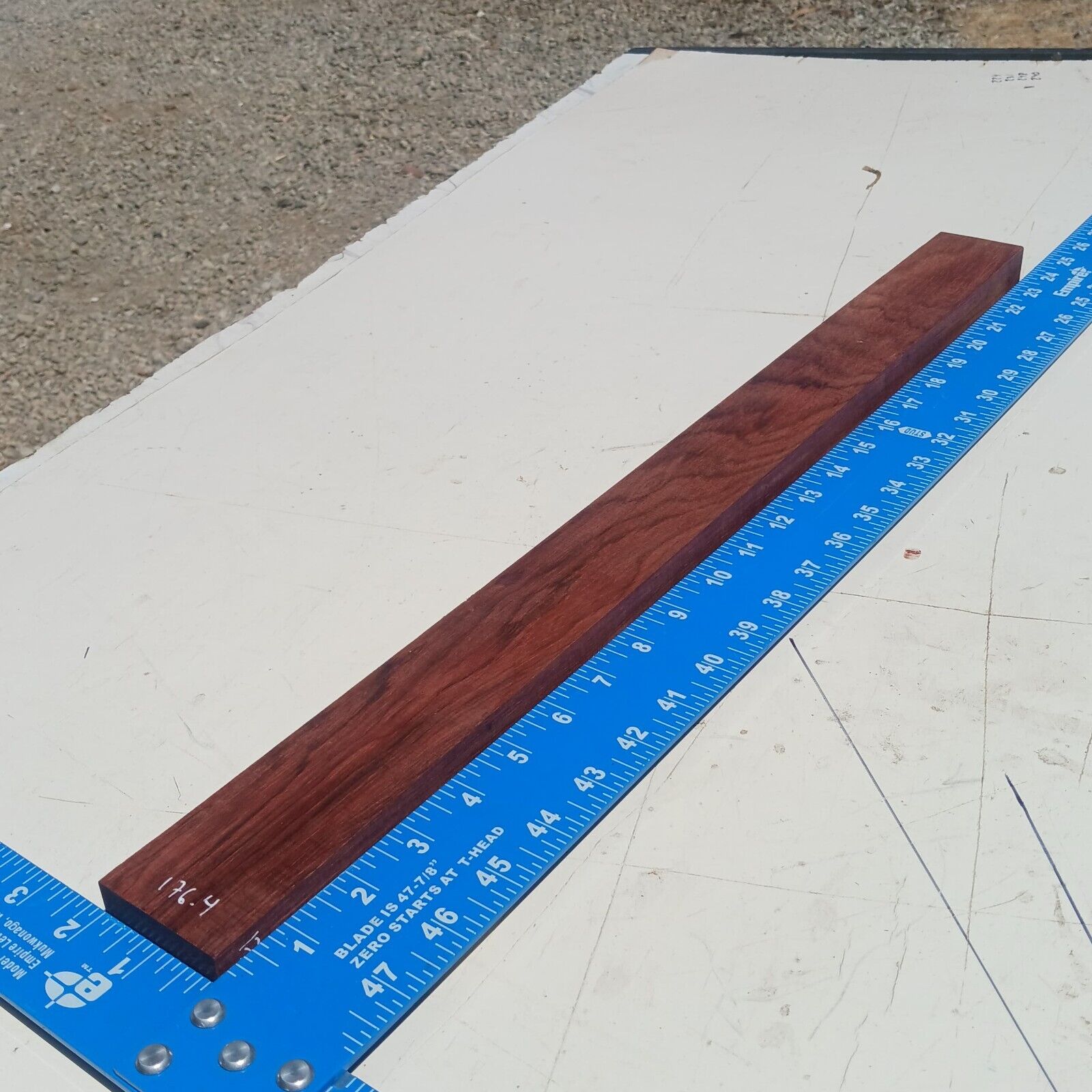 Honduran Rosewood G1 0.875x1.875x24.25 Blank Wood for Woodworking Projects 1 Honduran Rosewood G1 0.875x1.875x24.25 Blank Wood for Woodworking Projects