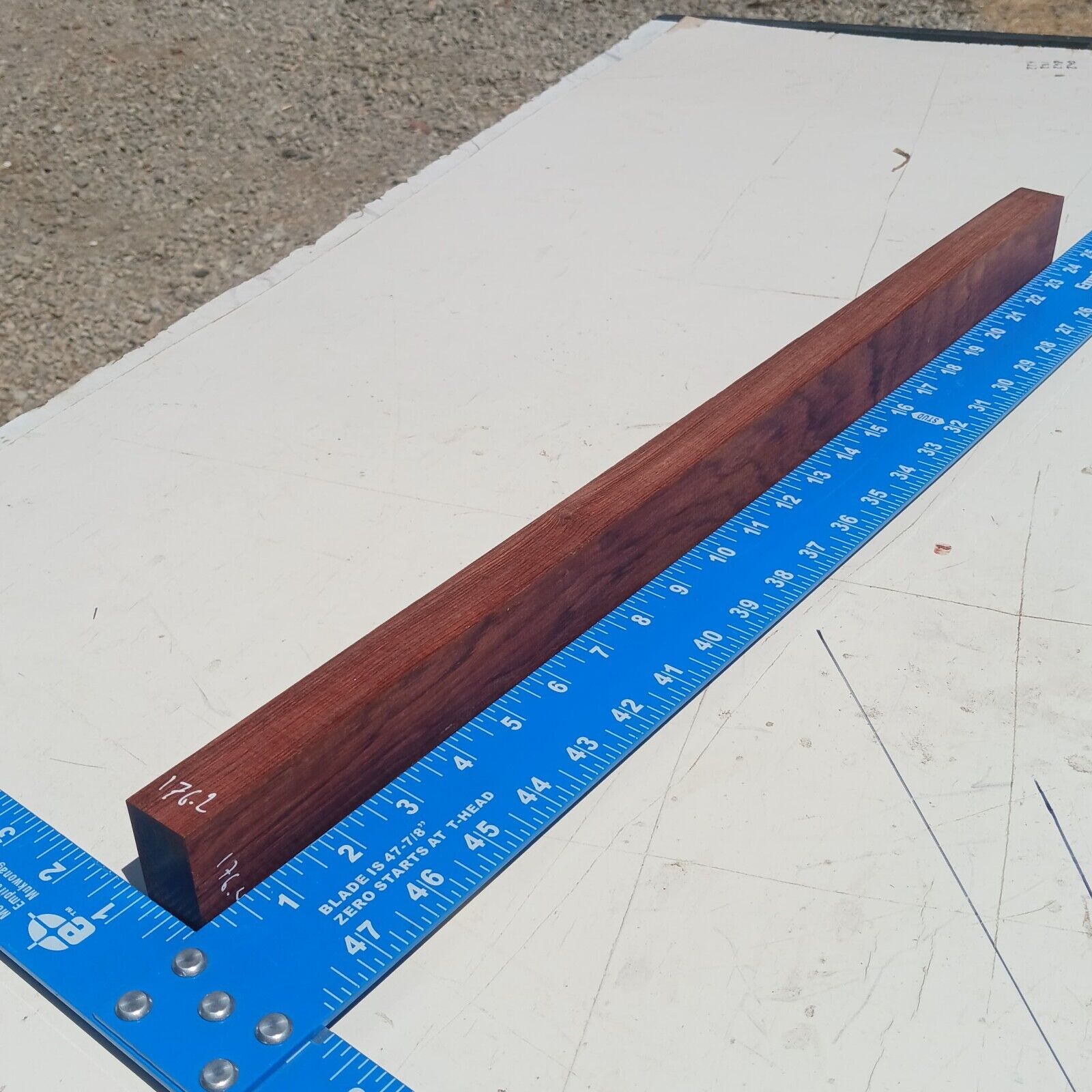Honduran Rosewood G1 0.875x1.875x24.25 Blank Wood for Woodworking Projects 2 Honduran Rosewood G1 0.875x1.875x24.25 Blank Wood for Woodworking Projects - Image 2