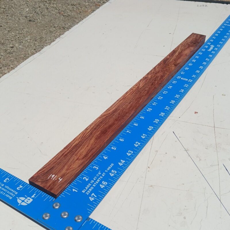 Honduran Rosewood G1 0.875x1.75x25.25 Blank Wood for Woodworking Projects