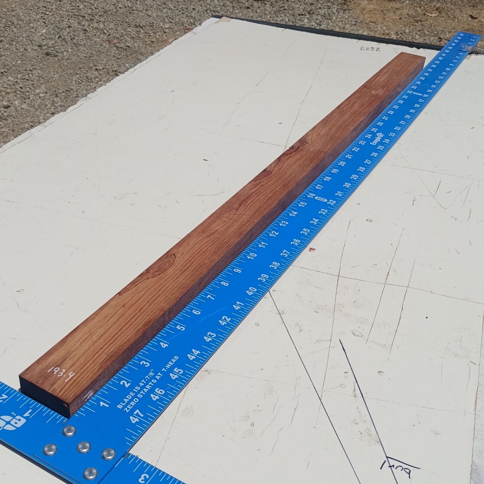 Honduran Rosewood G1 1.125x1.75x37 Blank Wood for Woodworking Projects 4 Honduran Rosewood G1 1.125x1.75x37 Blank Wood for Woodworking Projects - Image 4