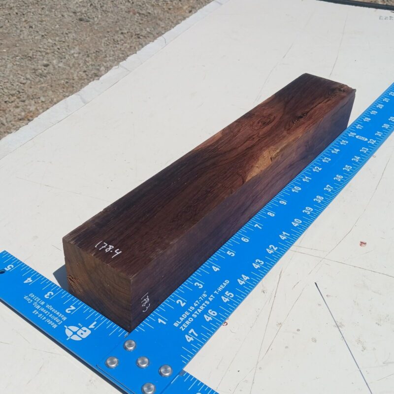 Dimensional Lumber 12 Braz1lian Rosewood G1 2.75x2.75x16.375 Blank Wood for Woodworking Projects