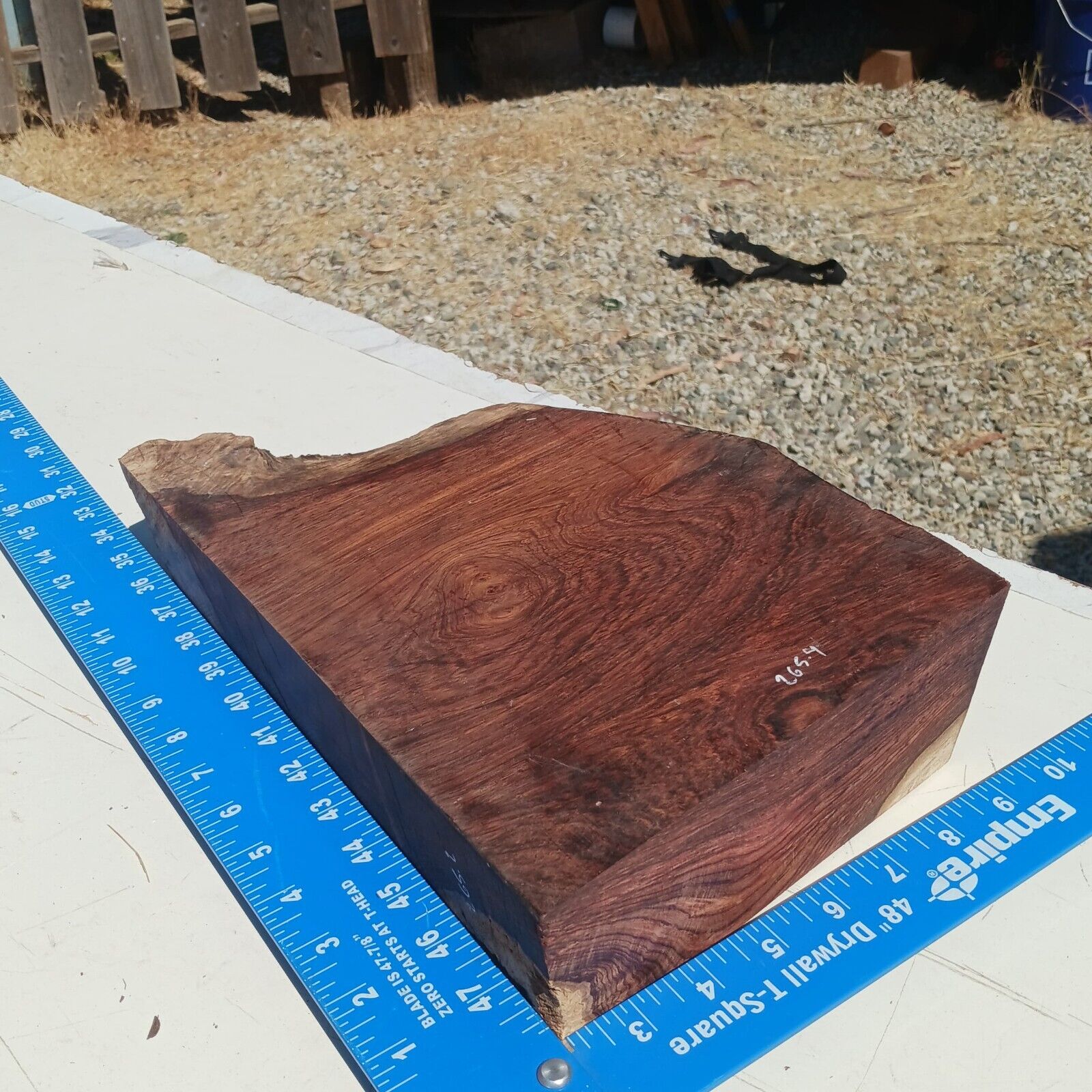 Honduran Rosewood Burl G2 2.625x8x12 Blank Wood for Woodworking Projects 1 Honduran Rosewood Burl G2 2.625x8x12 Blank Wood for Woodworking Projects