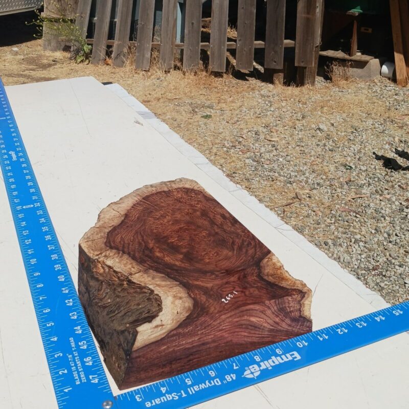 Honduran Rosewood Burl G2 2.625x8x12 Blank Wood for Woodworking Projects 6 57 423