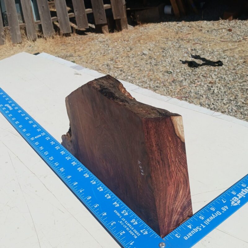 Honduran Rosewood Burl G2 2.625x8x12 Blank Wood for Woodworking Projects 7 57 424
