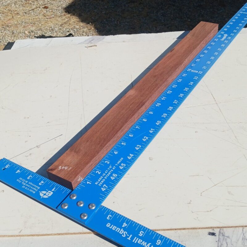 Honduran Rosewood G1 1.125x1.875x24.875 Blank Wood for Woodworking Projects