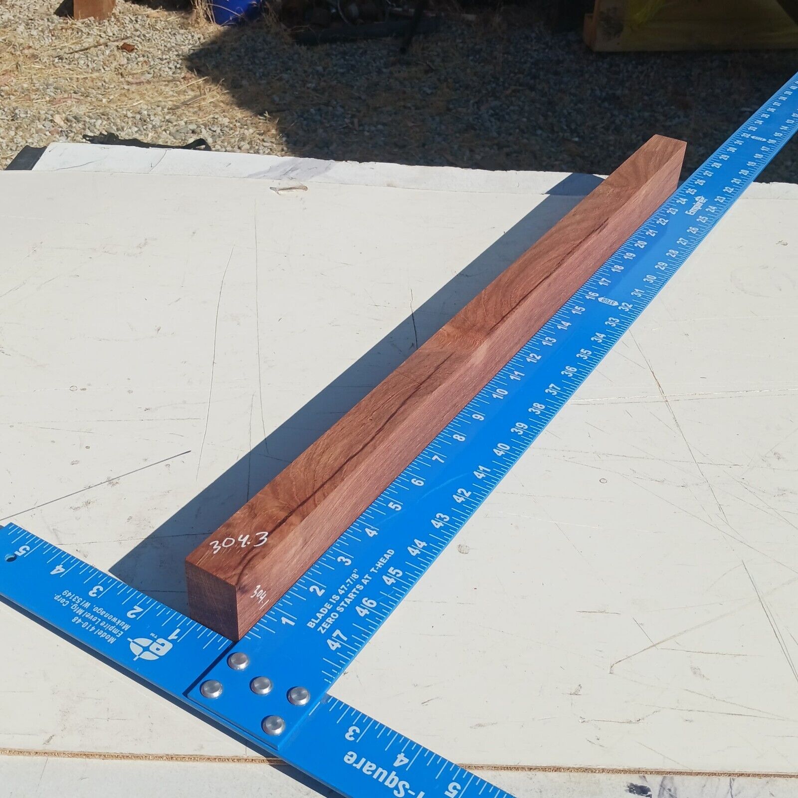 Honduran Rosewood G1 1.125x1.875x24.875 Blank Wood for Woodworking Projects 2 Honduran Rosewood G1 1.125x1.875x24.875 Blank Wood for Woodworking Projects - Image 2