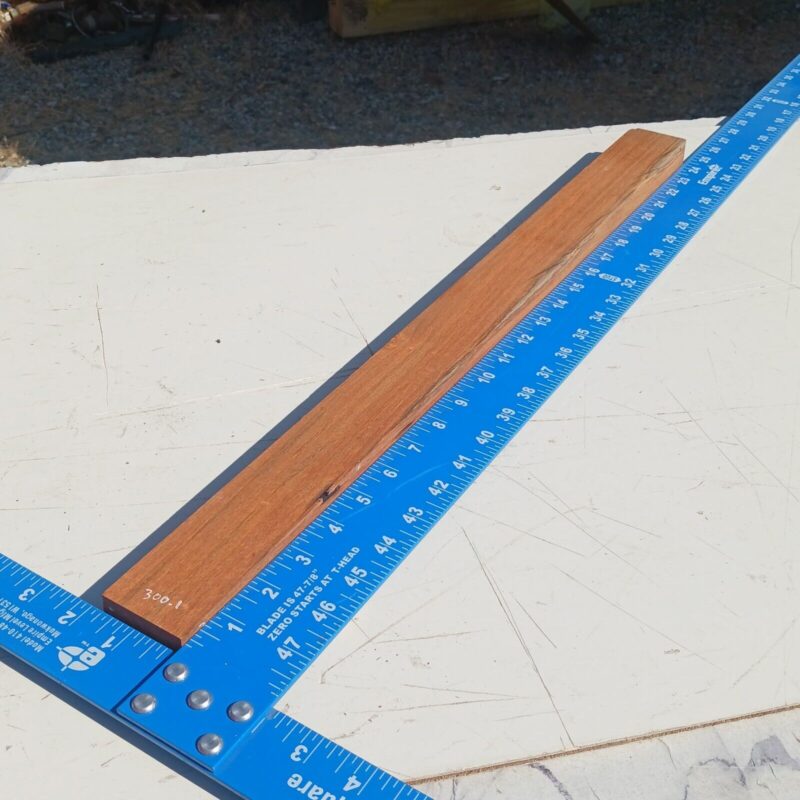 Dimensional Lumber 21 Brazilian Pernambuco G1 1x1.875x24 Blank Wood for Woodworking Projects