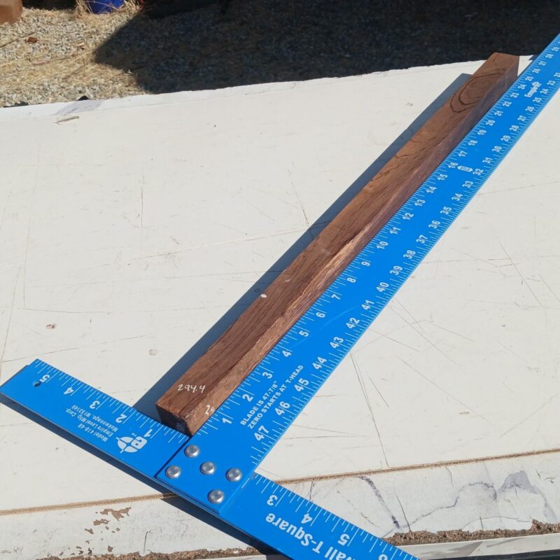 Dimensional Lumber 13 Braz1lian Rosewood G2 1.125x1.125x24.75 Blank Wood for Woodworking Projects