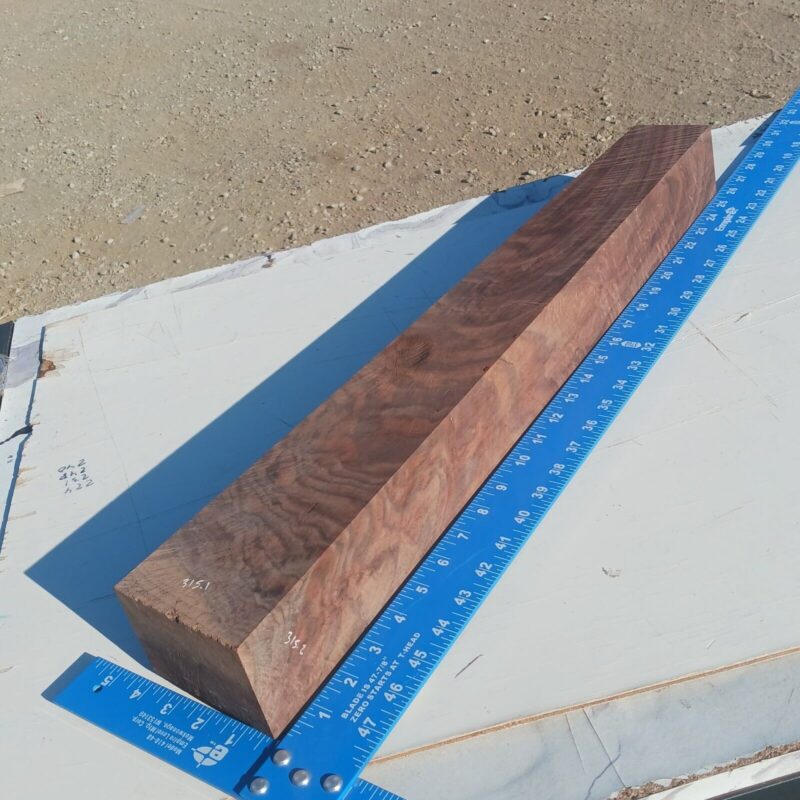 Claro Walnut G1 2.625x3.5x25.75 Blank Wood for Woodworking Projects 6 57 567