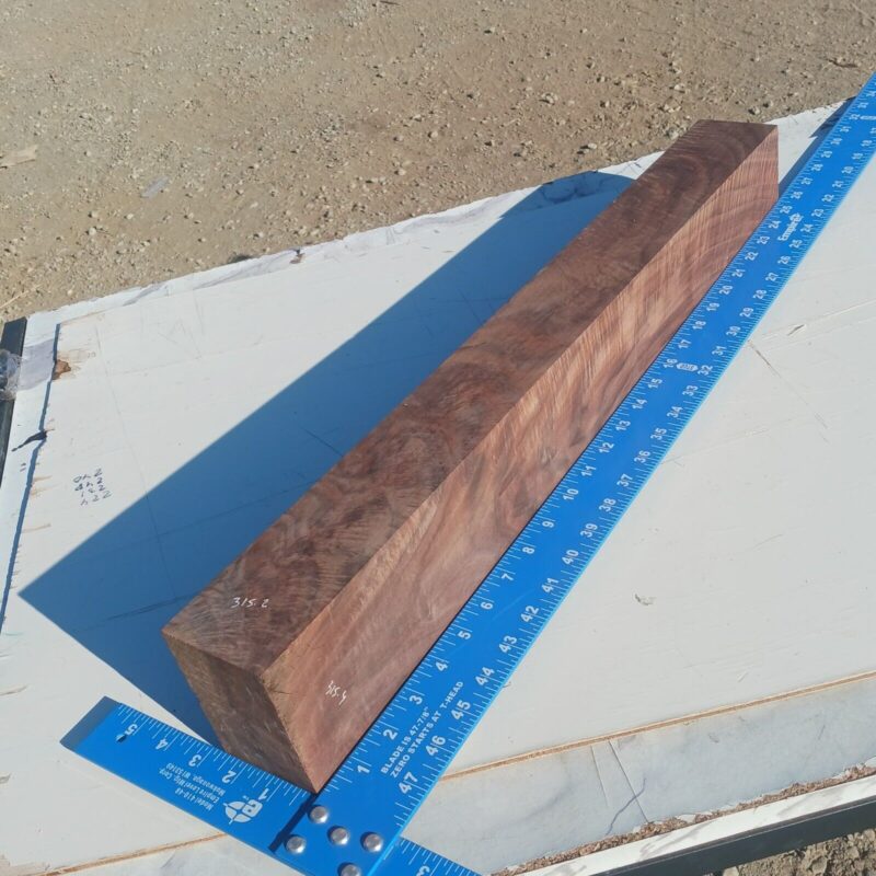 Claro Walnut G1 2.625x3.5x25.75 Blank Wood for Woodworking Projects 7 57 568