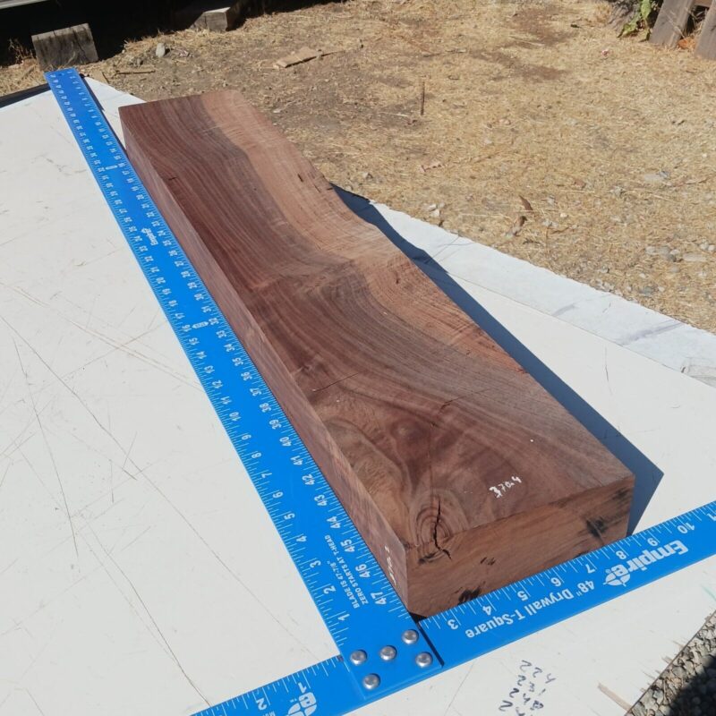 Dimensional Lumber 79 Claro Walnut G1 2.625x6.25x33.25 Blank Wood for Woodworking Projects