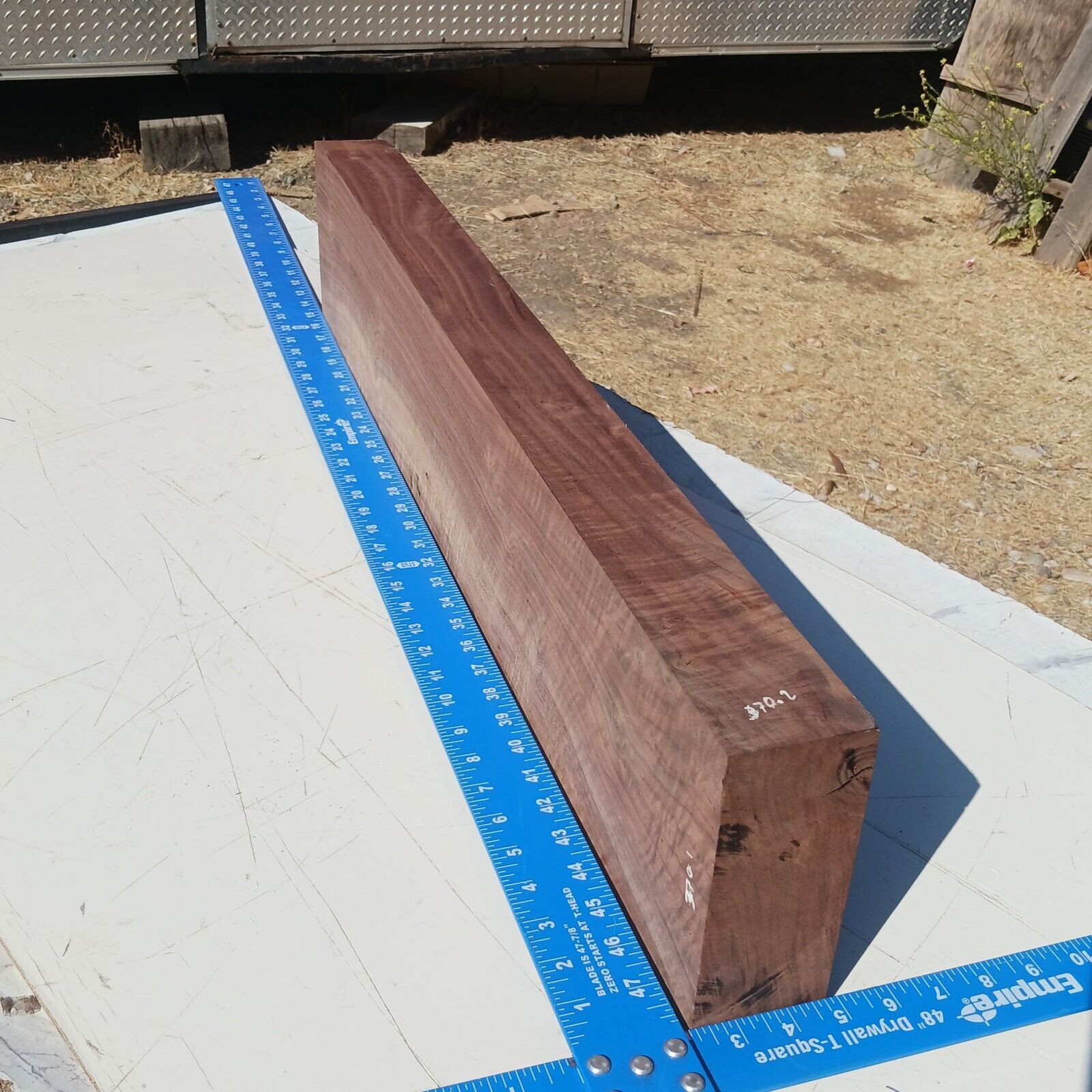 Claro Walnut G1 2.625x6.25x33.25 Blank Wood for Woodworking Projects 2 Claro Walnut G1 2.625x6.25x33.25 Blank Wood for Woodworking Projects - Image 2