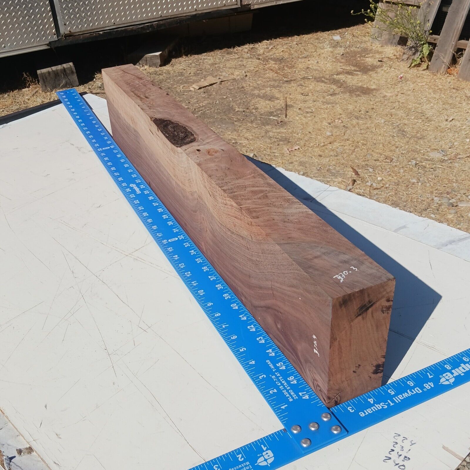 Claro Walnut G1 2.625x6.25x33.25 Blank Wood for Woodworking Projects 3 Claro Walnut G1 2.625x6.25x33.25 Blank Wood for Woodworking Projects - Image 3
