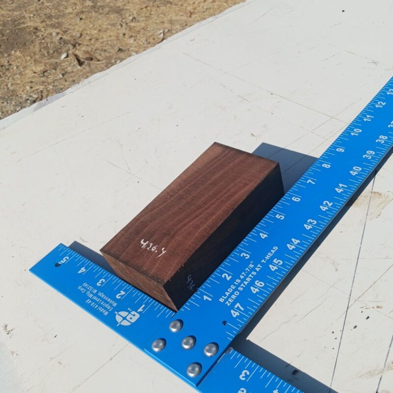 Dimensional Lumber 71 Claro Walnut G1 1.875x2.75x5.875 Blank Wood for Woodworking Projects