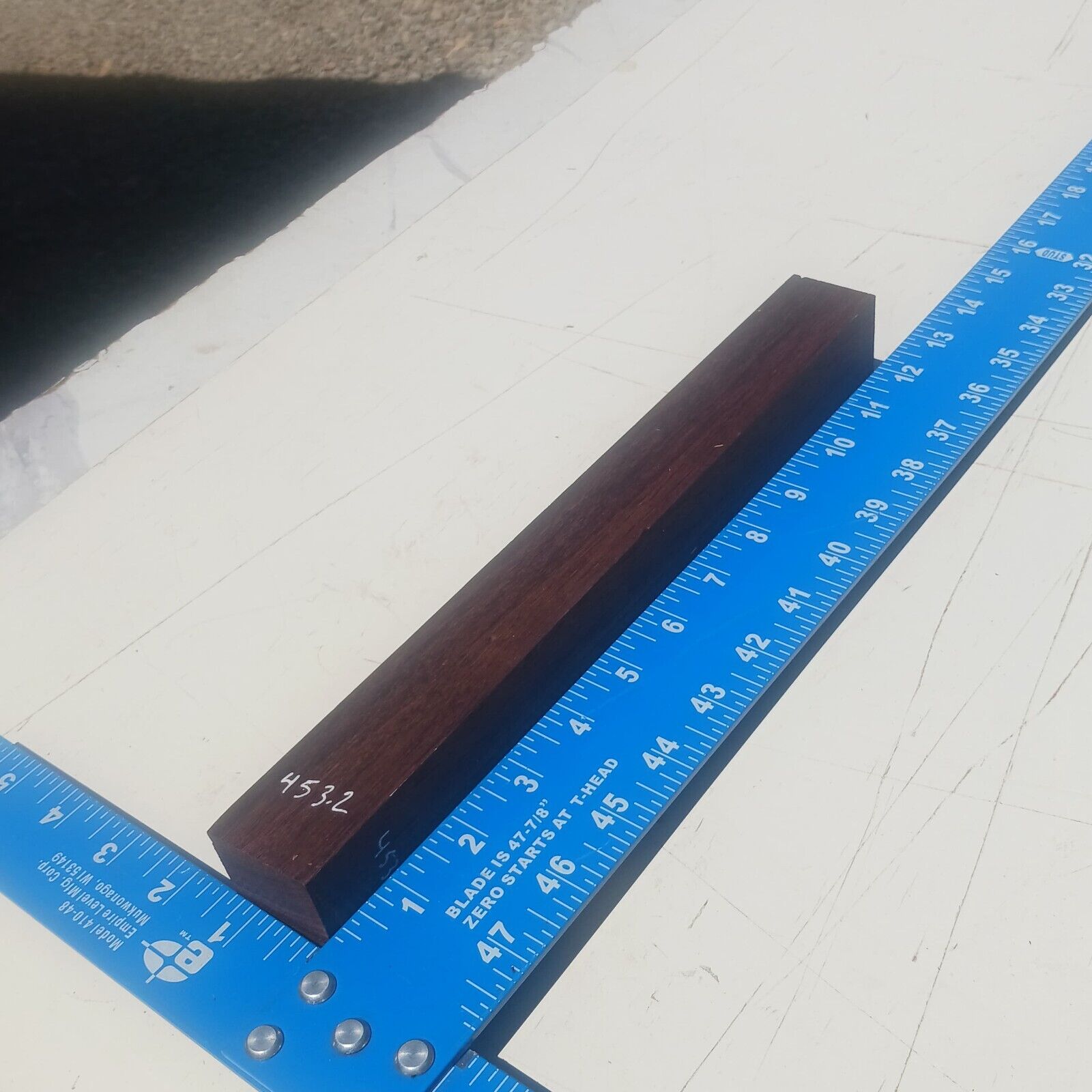 Indian Rosewood 1.375x1.625x11.875 Blank Wood for Woodworking Projects 2 Indian Rosewood 1.375x1.625x11.875 Blank Wood for Woodworking Projects - Image 2