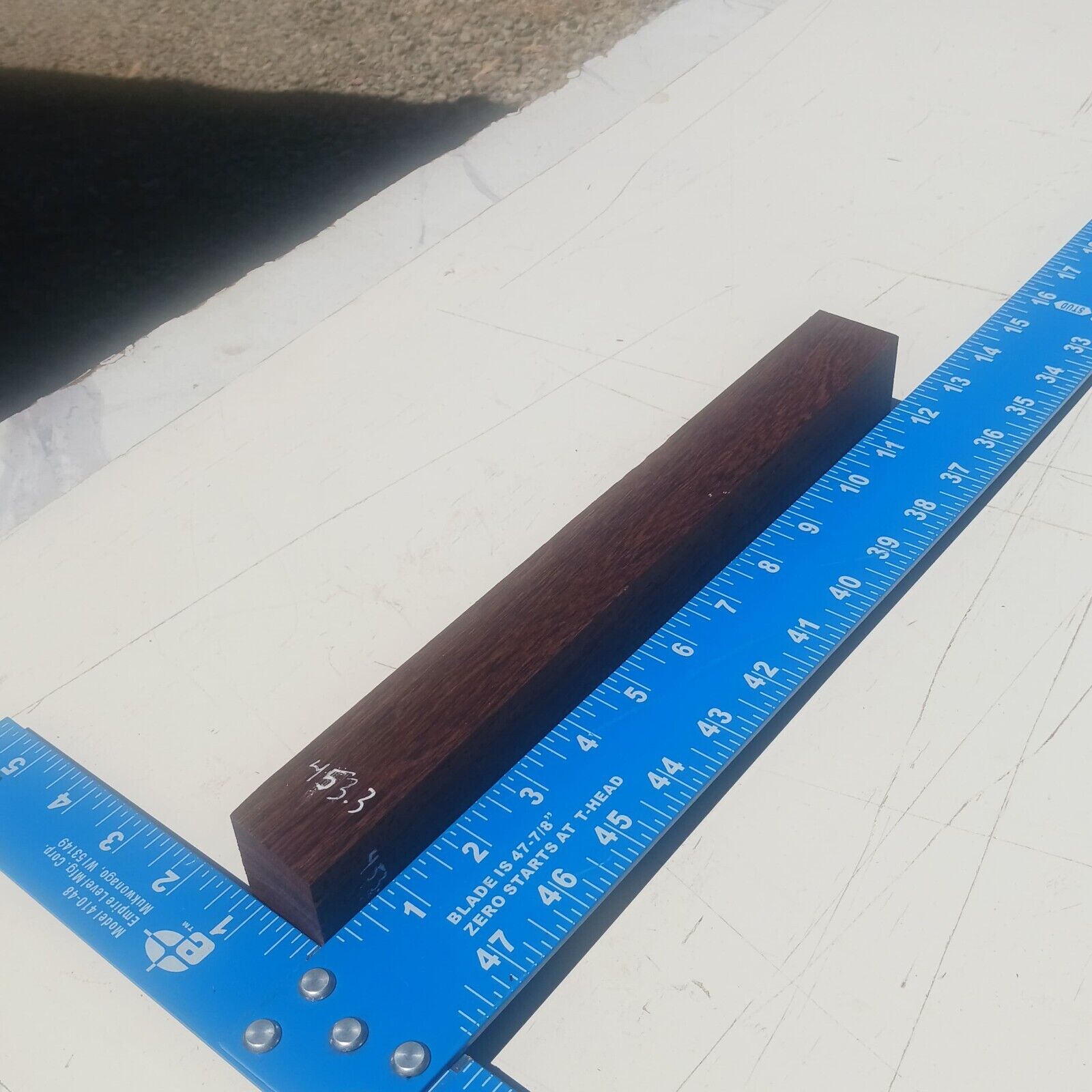 Indian Rosewood 1.375x1.625x11.875 Blank Wood for Woodworking Projects 3 Indian Rosewood 1.375x1.625x11.875 Blank Wood for Woodworking Projects - Image 3