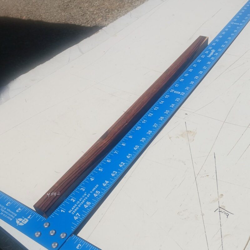 Honduran Rosewood G1 1x1.125x25.5 Blank Wood for Woodworking Projects 7 57 802